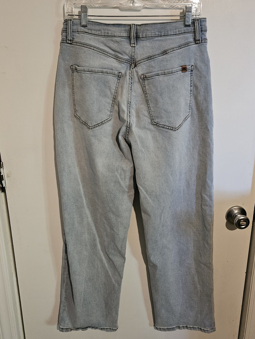 Jessica Simpson Floral Embroidered Zinnia Wide Leg Boyfriend Jeans Size 8 - Picture 3 of 8